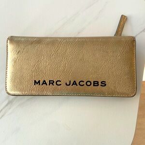 gold Marc Jacobs wallet